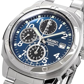 Amazon | [セイコー] SEIKO 1/20秒クロノグラフ クオーツ